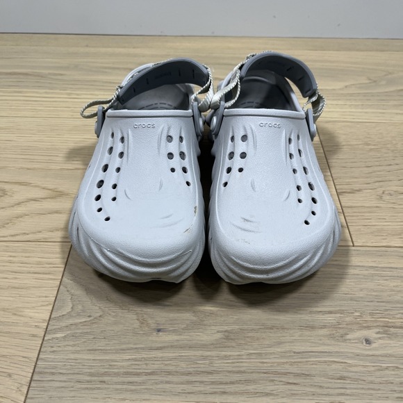 CROCS Shoes - CROCS  ECHO CLOG UNISEX SHOES SZ USA (M 6)(W 8)STYLE  207937 GRAY  PRE OWNED.L44